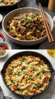 12 Quick and Easy Low Carb High Protein Meals - Her Highness, Hungry Me 2 Delicious low carb high protein meals prepared for a healthy lifestyle