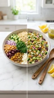 Jennifer Aniston Salad 2 Healthy and tasty Jennifer Aniston Salad with fresh ingredients