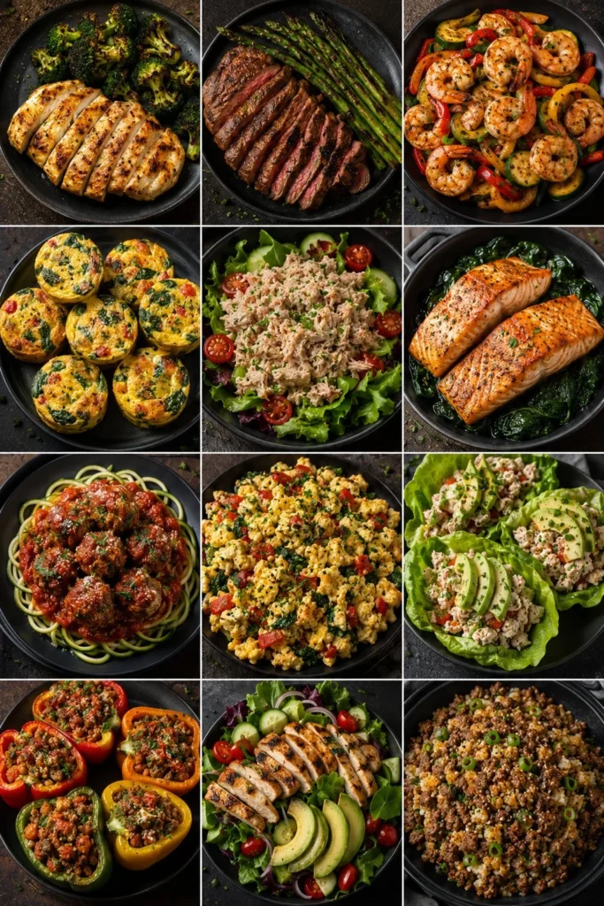 Low carb high protein meals for effective fat loss