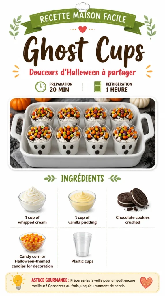 Halloween-themed Ghost Cups for spooky parties and gatherings